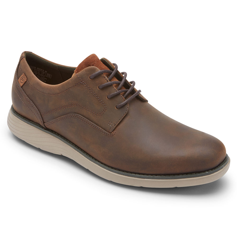 ロック ポート ビジネス シューズ メンズ ブラウン - Garett Plain Toe - WCJ532687